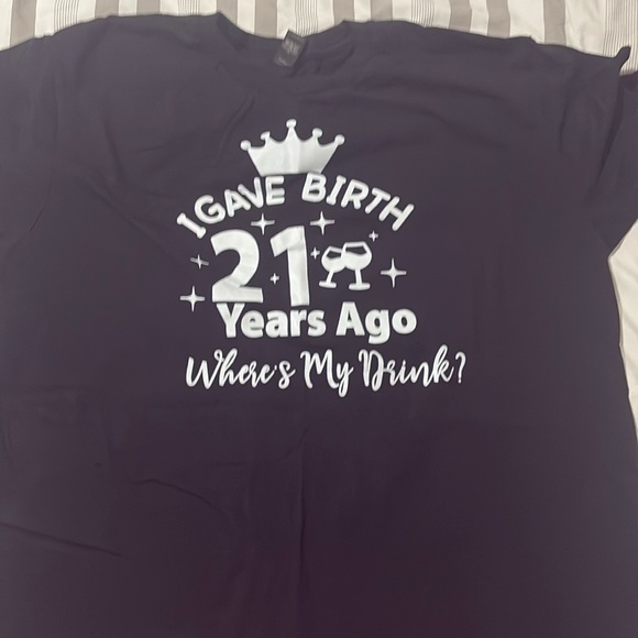 Tops - 21st birthday shirt for mom